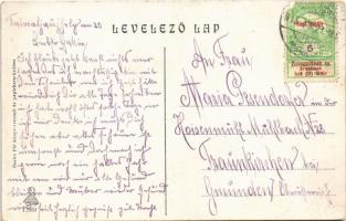 1915 Sátoraljaújhely, Törvényszéki palota este (EK)