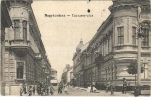 1917 Nagykanizsa, Csengery utca, Münz és Balog üzlete
