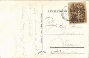 1939 Miske (Kalocsa), Római katolikus templom, gémes kút, Hangya fogyasztási és értékesítő szövetkez...