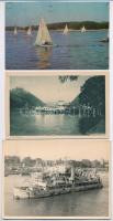 17 db főleg MODERN motívum képeslap: hajók / 17 mainly modern motive postcards: ships