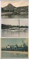 17 db főleg MODERN motívum képeslap: hajók / 17 mainly modern motive postcards: ships