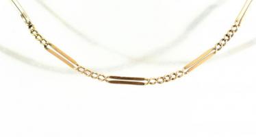 14k Arany (Au) nyaklánc. Jelzett. nettó: 3,94g, h: 56cm