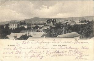 1906 Balatonfüred, Fürdő telep nyaralókkal és villákkal. Balázsovich Gyula fényképész kiadása (EB)