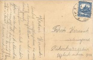 1934 Pécel, Református templom, utca