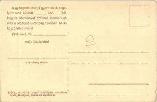 Budapest VIII. Kir. Állami Kisegítő iskola. Mosonyi utca 6. segélylap