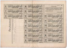 Budapest 1916. "Budapesti Czipészmesterek Anyagbeszerző- és Termelő-Szövetkezete" névre sz...