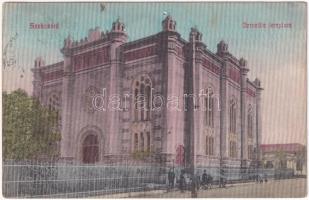 1915 Szekszárd, Izraelita templom, zsinagóga. Molnár-féle nyomdai rt. könyvkereskedés kiadása (fl)