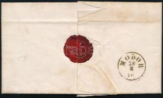 1870 15kr ajánlott levélen / on registered cover "POZSONY" - Modor