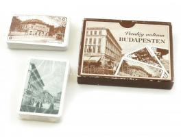 Vendég voltam Budapesten 2×55 lapos francia kártya mozdonyfotókkal, eredeti dobozában, jó állapotban