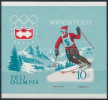 1964 Téli Olimpia (II.) - Innsbruck vágott blokk (6.000)