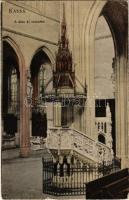 1908 Kassa, Kosice; a dóm új szószéke, belső. Divald K. fia / cathedral interior, pulpit (EK)