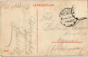 1911 India, Indija; vasútállomás, Horn vasúti szálloda / railway station and hotel (Rb)