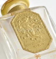 Rosa Centifolia Schwarzlose Söhne Berlin parfümös üveg, eredeti dobozában, m: 9 cm