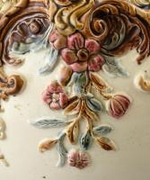 Német szecessziós nagyméretű lámpa. Sérült, m: 87 cm