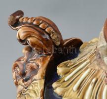 Német szecessziós nagyméretű lámpa. Sérült, m: 87 cm