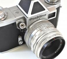 Praktica FX analóg fényképezőgép Carl Zeiss Biotar f2/58mm objektívvel kissé sérült bőr tokkal /
Pr...