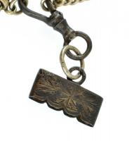 8k Arany (Au) Táncrend fragmentum bruttó: 17,25 g. Jelzett. h: 37 cm