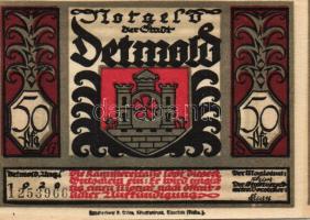 Német Birodalom/Weimari Köztársaság/ Detmold 1920. 50Pf(10x) 10klf db,teljes sor T:I