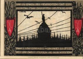 Német Birodalom/Weimari Köztársaság/ Detmold 1920. 50Pf(10x) 10klf db,teljes sor T:I