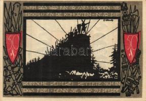 Német Birodalom/Weimari Köztársaság/ Detmold 1920. 50Pf(10x) 10klf db,teljes sor T:I