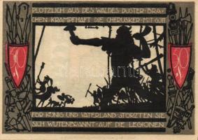 Német Birodalom/Weimari Köztársaság/ Detmold 1920. 50Pf(10x) 10klf db,teljes sor T:I