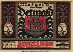 Német Birodalom/Weimari Köztársaság/ Detmold 1920. 50Pf(10x) 10klf db,teljes sor T:I