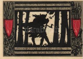 Német Birodalom/Weimari Köztársaság/ Detmold 1920. 50Pf(10x) 10klf db,teljes sor T:I