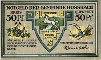 Német Birodalom/Weimari Köztársaság/ Rossbach D.N. 50Pf(6x) 6klf db,teljes sor T:I