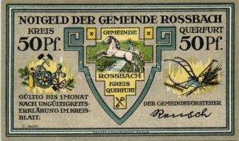 Német Birodalom/Weimari Köztársaság/ Rossbach D.N. 50Pf(6x) 6klf db,teljes sor T:I