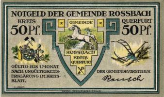 Német Birodalom/Weimari Köztársaság/ Rossbach D.N. 50Pf(6x) 6klf db,teljes sor T:I