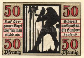 Német Birodalom/Weimari Köztársaság/ Naumburg 1920. 50Pf(12x) 12klf db,teljes sor T:I