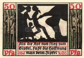 Német Birodalom/Weimari Köztársaság/ Naumburg 1920. 50Pf(12x) 12klf db,teljes sor T:I