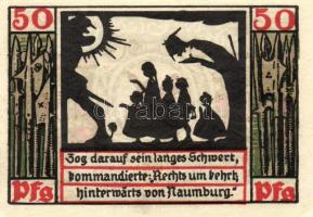 Német Birodalom/Weimari Köztársaság/ Naumburg 1920. 50Pf(12x) 12klf db,teljes sor T:I