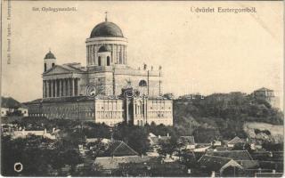 1904 Esztergom, Szentgyörgymező, Bazilika. Stromf Ignác kiadása