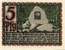 Német Birodalom/Weimari Köztársaság/ Osnabrück 1921. 5Pf + 10Pf + 25Pf + 50Pf(6x) + 75Pf + 1M + 2M +...