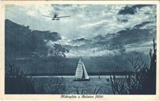 1935 Balaton, hidroplán a Balaton fölött (EK)