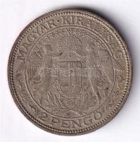 1938. 2P Ag "Madonna" T:2- patina Adamo P7