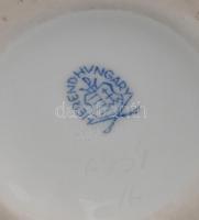 Herendi Viktória mintás vázácska, kézzel festett, jelzett, sérült. m: 13 cm