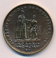 Borsos Miklós (1906-1990) 1981. "II. Rákóczi Ferenc / Illustris Schola Sáros-Patachina" ön...