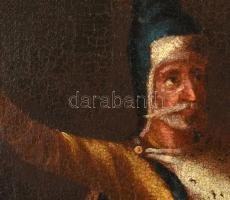 XVIII. v. XIX. sz. ismeretlen magyar festő: IV. Béla király portréja (Béla IV. dux hunorum). Olaj, v...