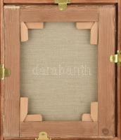 XVIII. v. XIX. sz. ismeretlen magyar festő: IV. Béla király portréja (Béla IV. dux hunorum). Olaj, v...