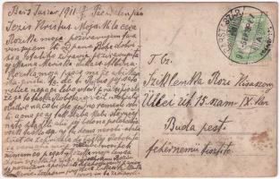 1911 Barstaszár, Tesáre nad Zitavou (Taszármalonya, Tesárske Mlynany); Katolikus ünnepség / Catholic...