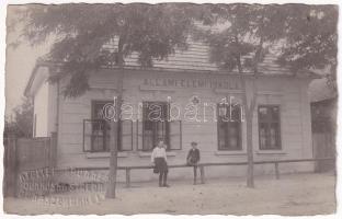 Dunaszerdahely, Dunajská Streda; Állami elemi iskola. Atelier Brunner / Státna ludová skola / school. photo