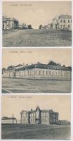 3 db RÉGI orosz város képeslap / 3 pre-1945 Russian town-view postcards