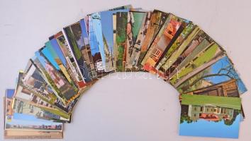 86 db MODERN város képeslap Nagymagyarország területeiről / 86 modern town-view postcards from the Kingdom of Hungary