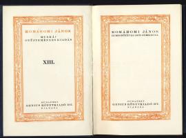 1933 Komáromi János Huszonötéves írói jubileuma című könyve a Genius könyvkiadó gondozásában, szép állapotban