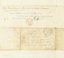 1800 Ehrenbreitstein (Koblenz városához tartozó erőd a Rajna túlpartján), gazdagon díszített, illusz...