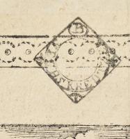 1811 Brünn (Brno), díszes, illusztrált céhlevél hentesmester részére, kétfejű sassal, száraz- és via...