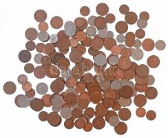 Nagy-Britannia 1p-50p mintegy ~950g súlyban T:vegyes United Kingdom 1 Penny - 50 Pence (~950g) C:mixed