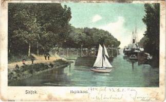 1904 Siófok, hajókikötő (EB)